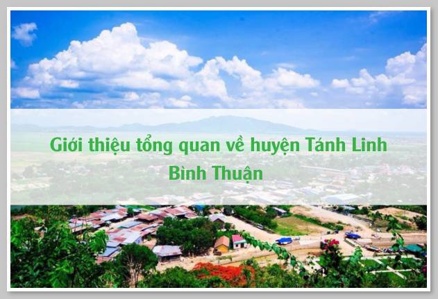 Giới thiệu tổng quan về huyện Tánh Linh Bình Thuận 